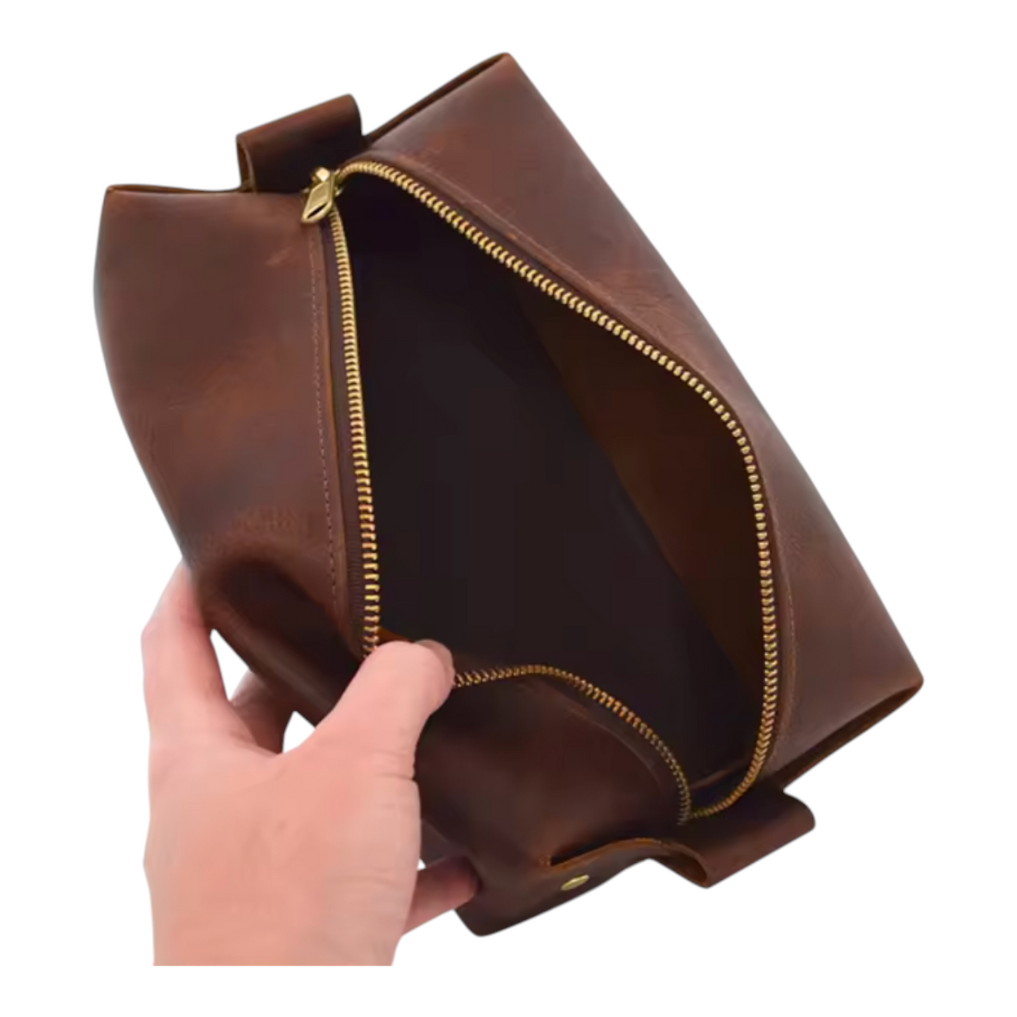 The Cambridge Leather Toiletry Bag