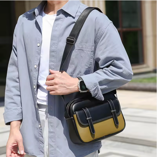 The Ashbourne Waterproof Leather Crossbody Bag