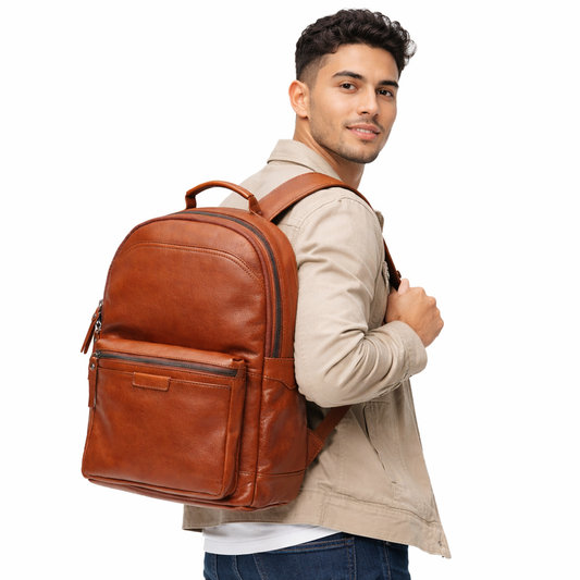 The Kensington Leather Backpack