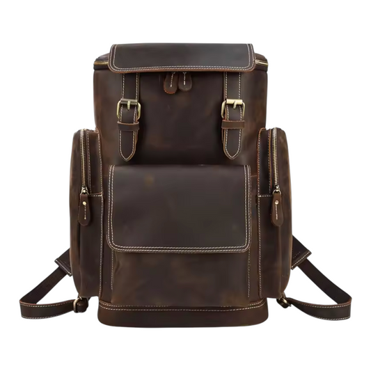 The Voyager Vintage Leather Backpack