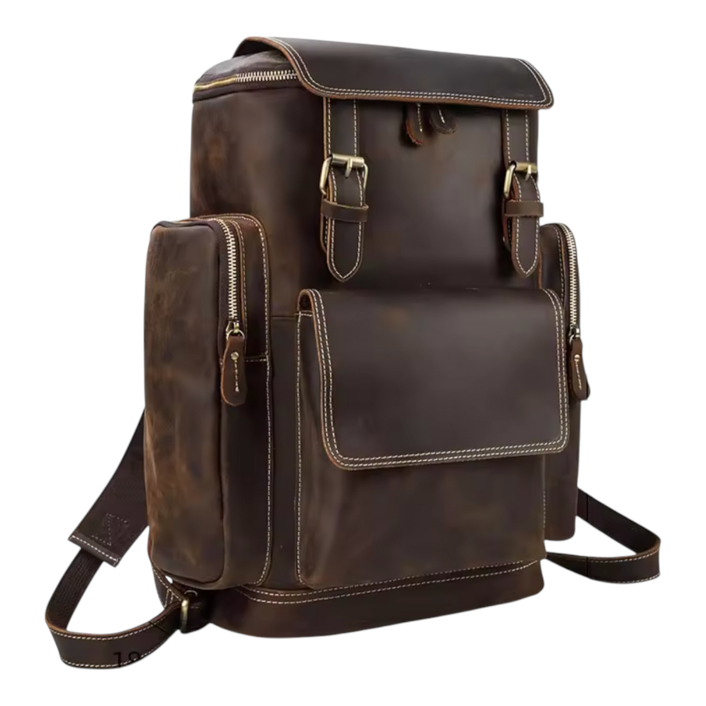 The Voyager Vintage Leather Backpack