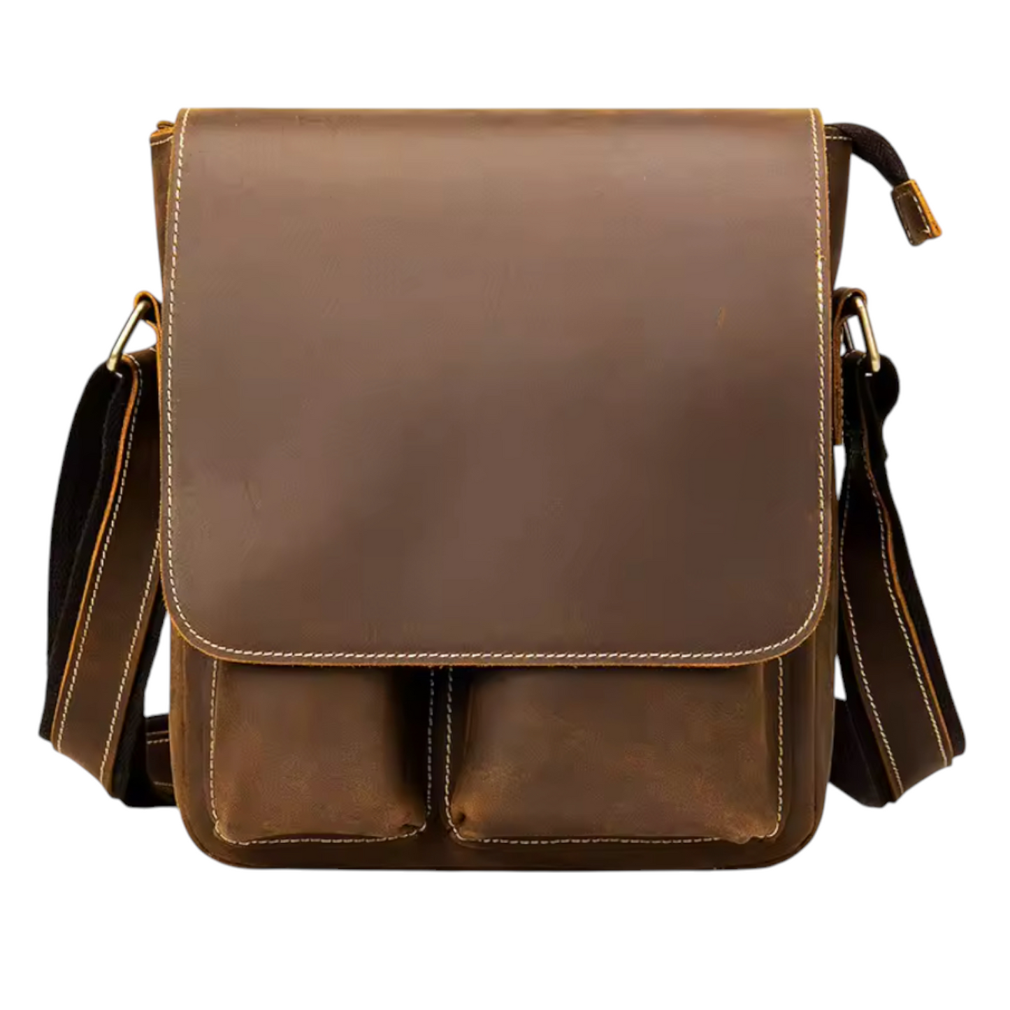The Ashfield Leather Sling Bag  (Brown)