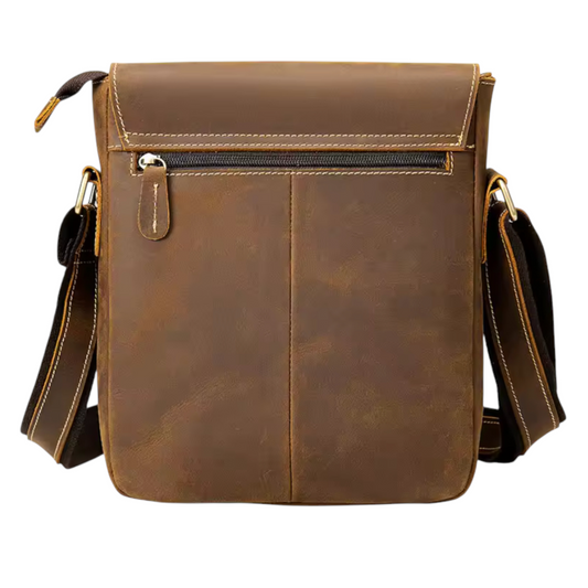 The Ashfield Leather Sling Bag  (Brown)