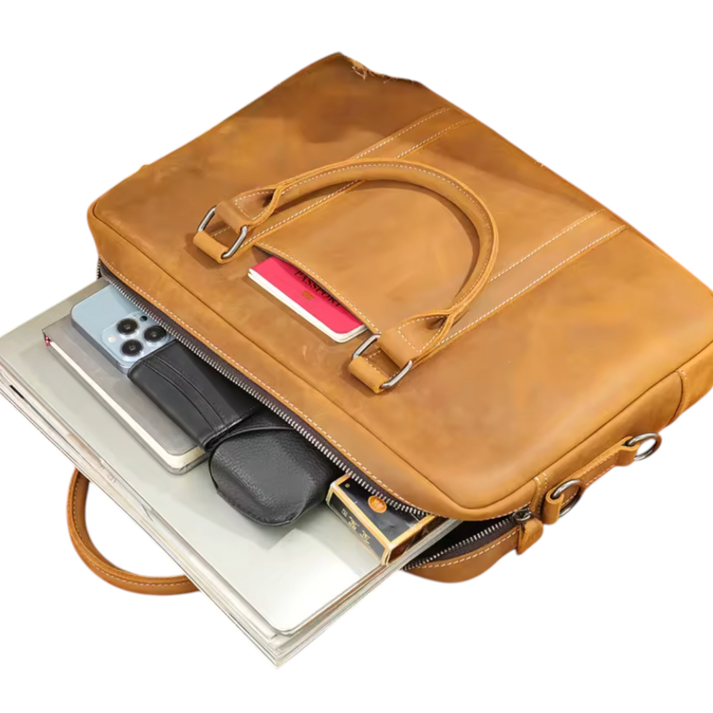 The Cambridge Leather Messenger Bag