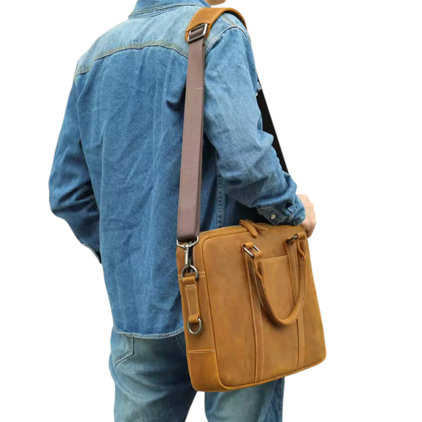 The Cambridge Leather Messenger Bag