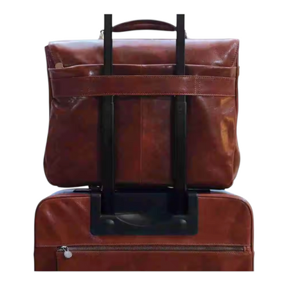 Standard International Leather Messenger Bag