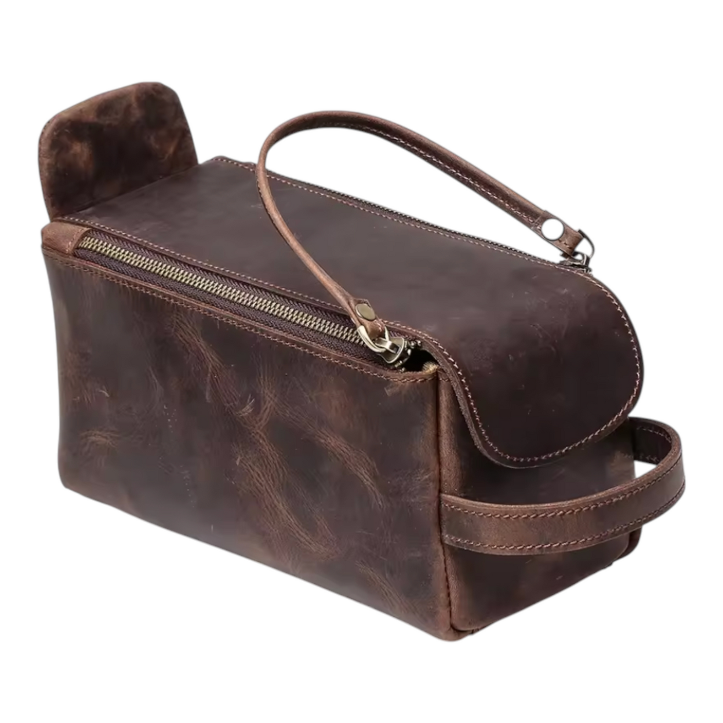 The Executive Leather Toiletry Bag