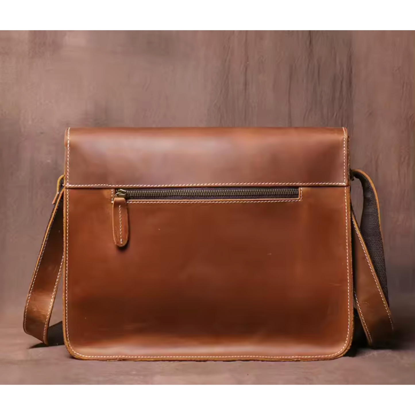The Montford Vintage Leather Messenger Bag
