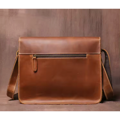 The Montford Vintage Leather Messenger Bag