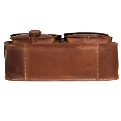 The Montford Vintage Leather Messenger Bag
