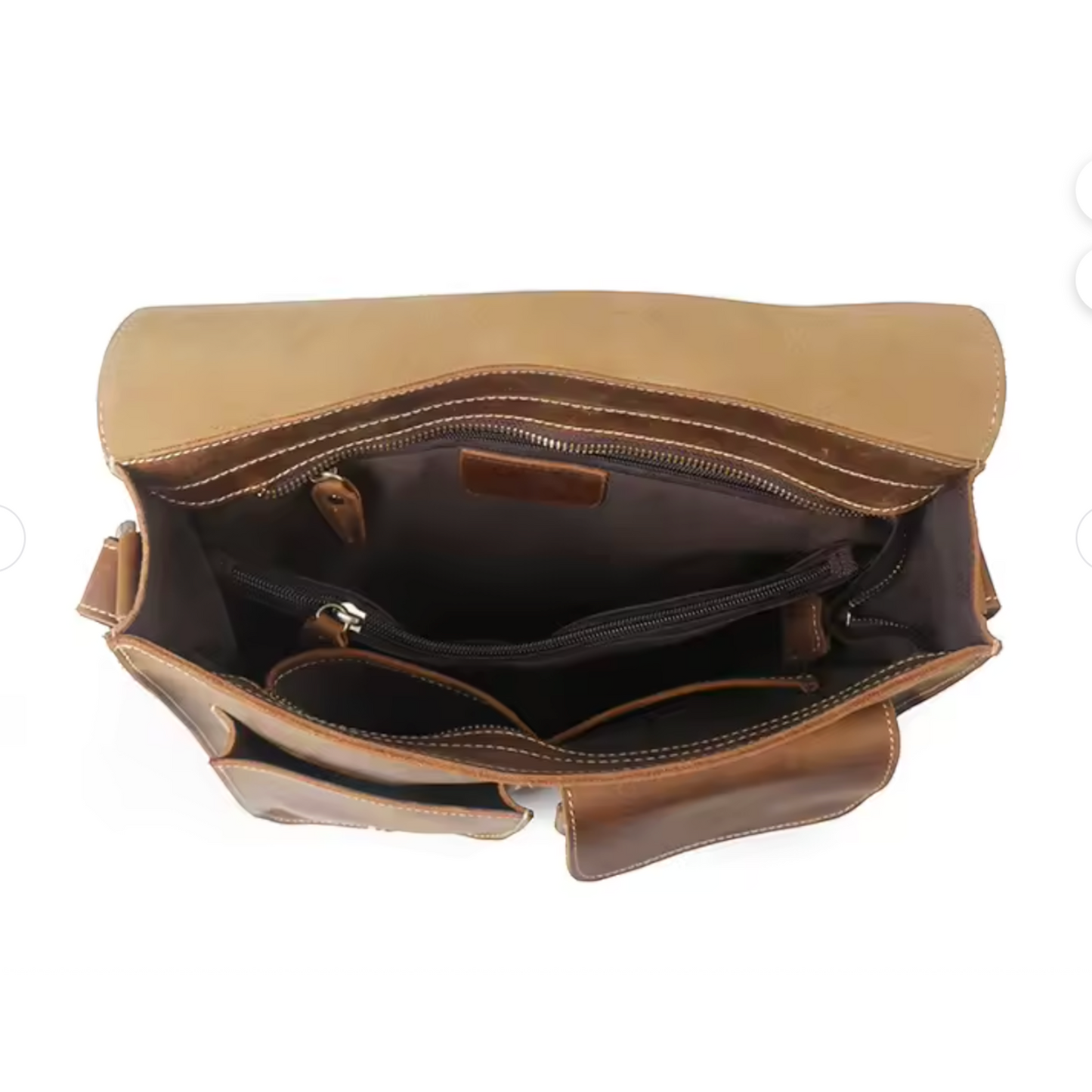 The Montford Vintage Leather Messenger Bag