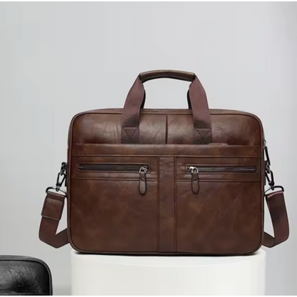 The Calderon Leather Messenger Bag