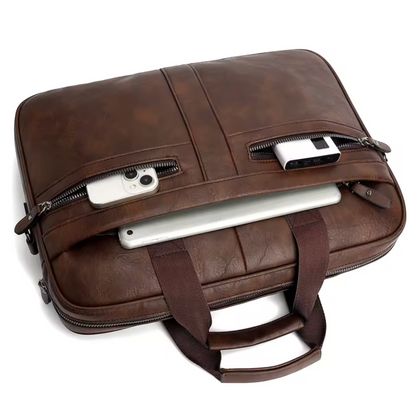 The Calderon Leather Messenger Bag