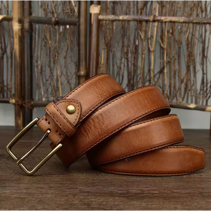 The Ashcroft Vintage Cowhide Leather Belt