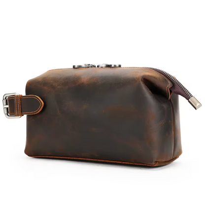 The Somerset Leather Toiletry Bag
