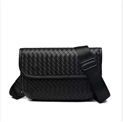 The Norwood Threaded Leather Crossbody Bag