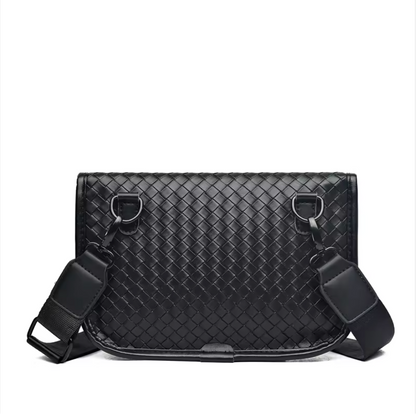 The Norwood Threaded Leather Crossbody Bag