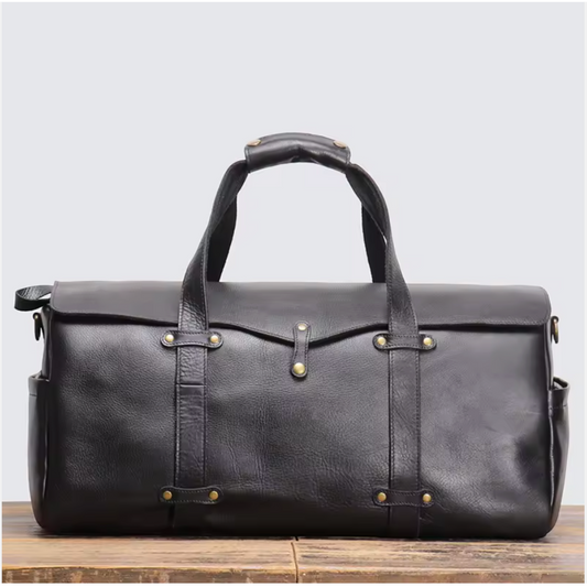 The Kingsley Leather Weekend Duffel