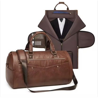 The Rutherford Retro Leather Duffle Bag