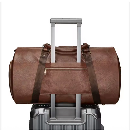 The Rutherford Retro Leather Duffle Bag