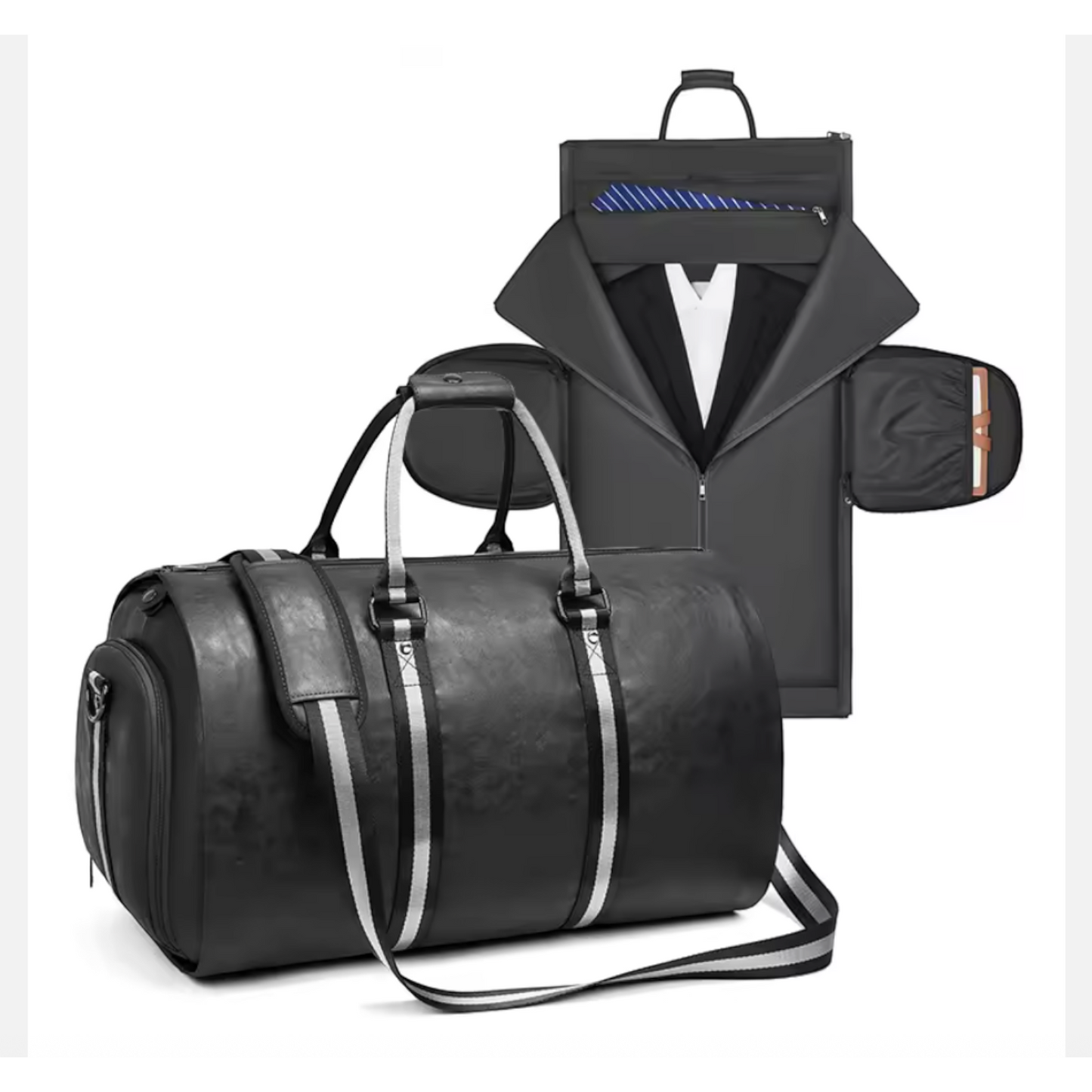 The Blackwood Retro Leather Duffle Bag