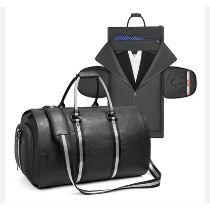 The Blackwood Retro Leather Duffle Bag