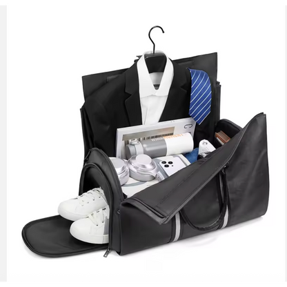 The Blackwood Retro Leather Duffle Bag