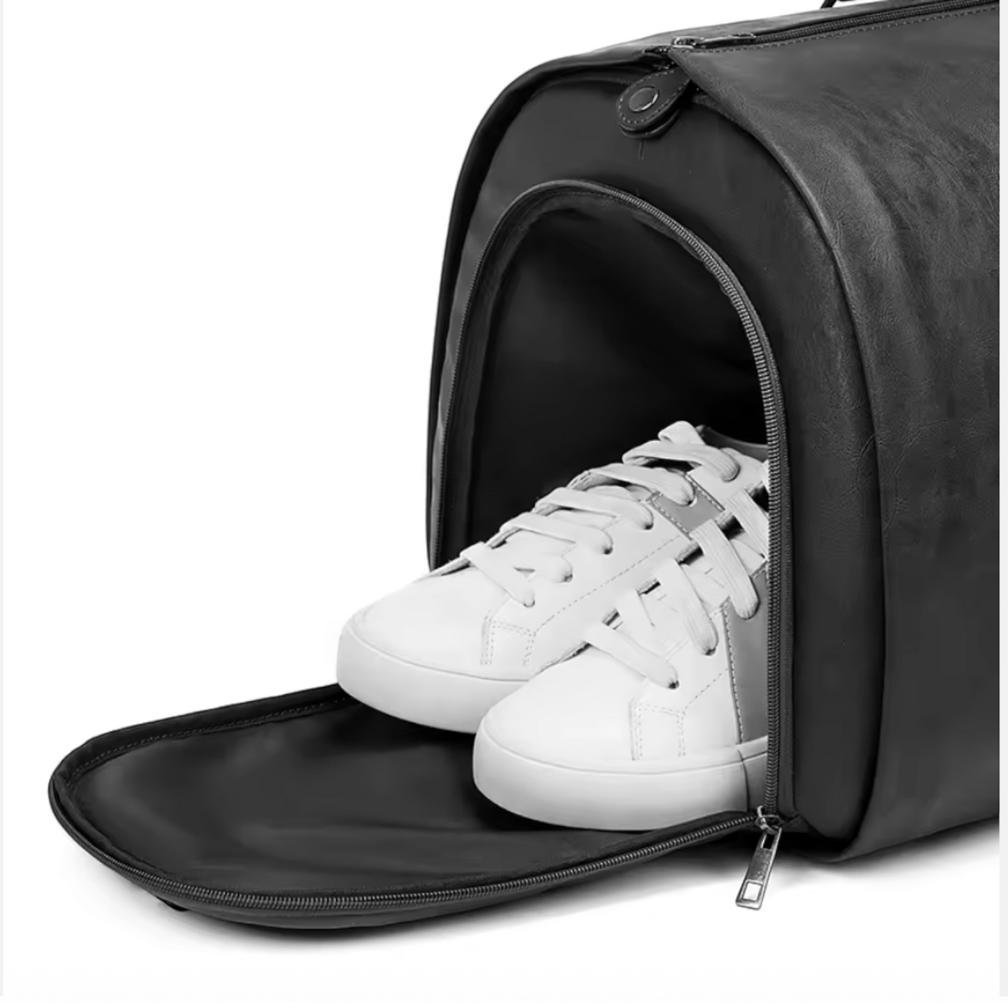 The Blackwood Retro Leather Duffle Bag