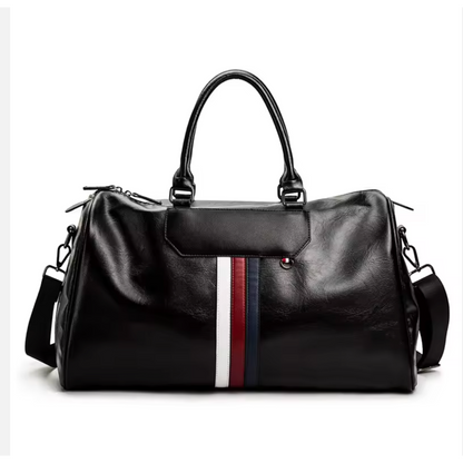 The Oxford Classic Leather Travel Duffle Bag