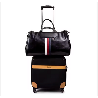 The Oxford Classic Leather Travel Duffle Bag