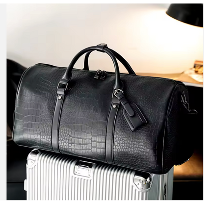 The Mayfair Waterproof Leather Travel Duffle Bag
