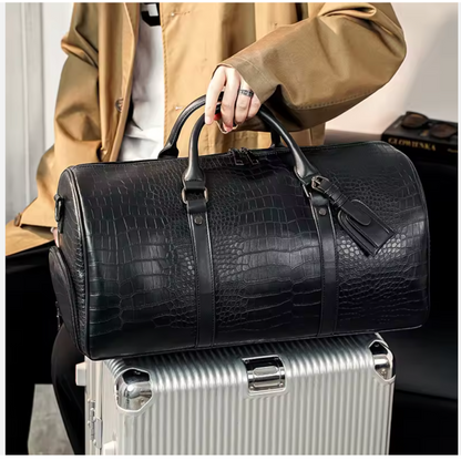 The Mayfair Waterproof Leather Travel Duffle Bag