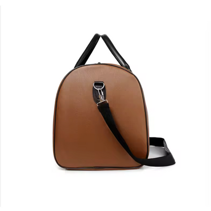 The Carlton Brown Leather Duffle Bag