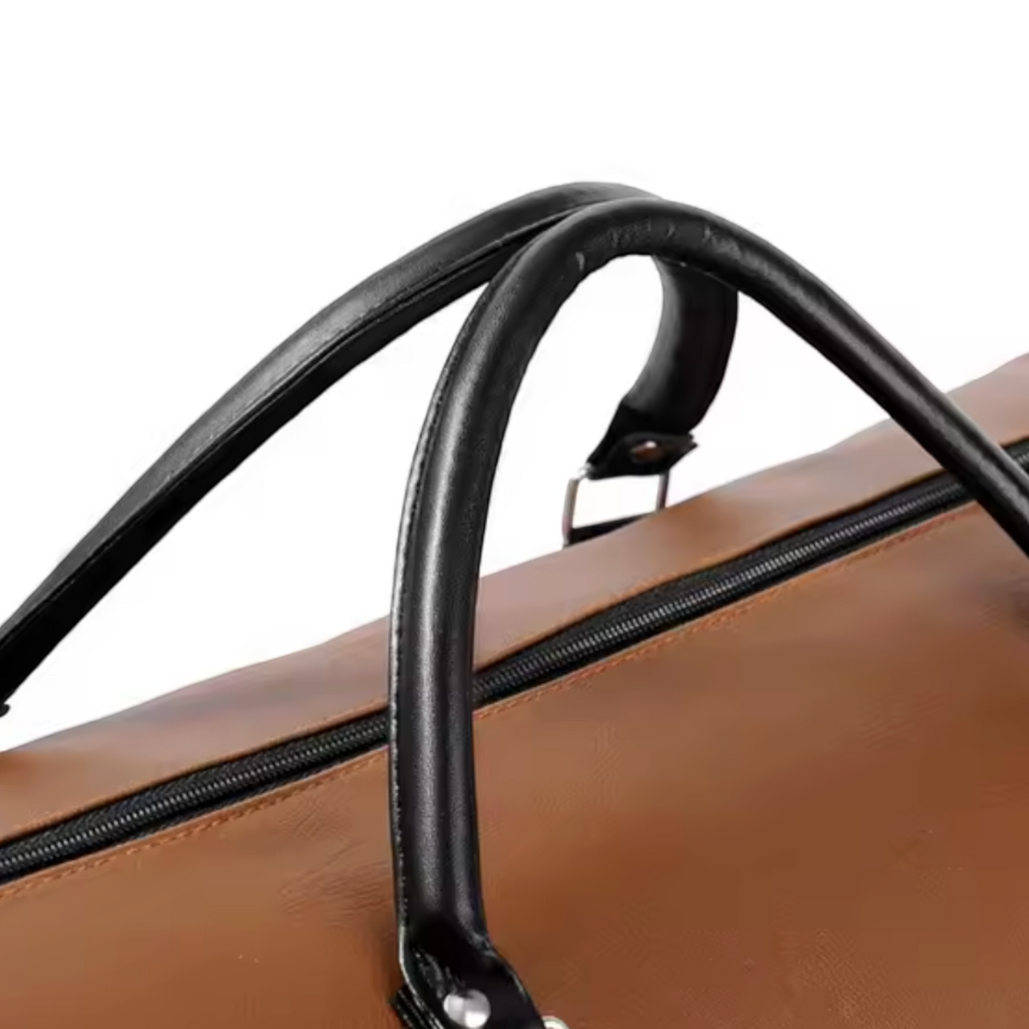 The Carlton Brown Leather Duffle Bag