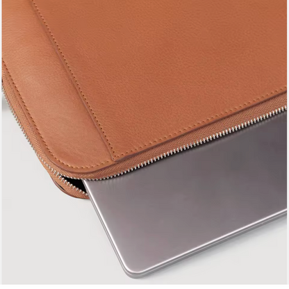 The Kensington Leather Laptop Sleeve