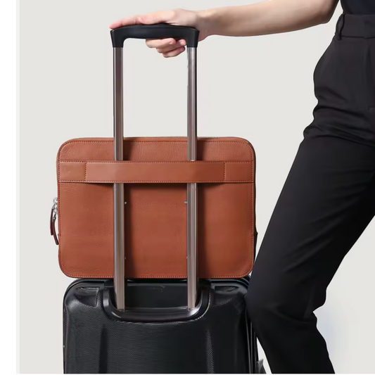 The Kensington Leather Laptop Sleeve