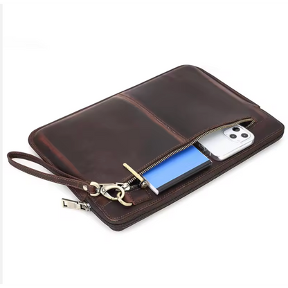 The Atlas Leather Laptop Sleeve