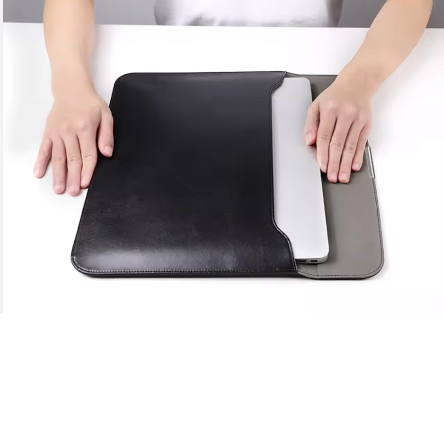 The Meridian Leather Laptop Sleeve