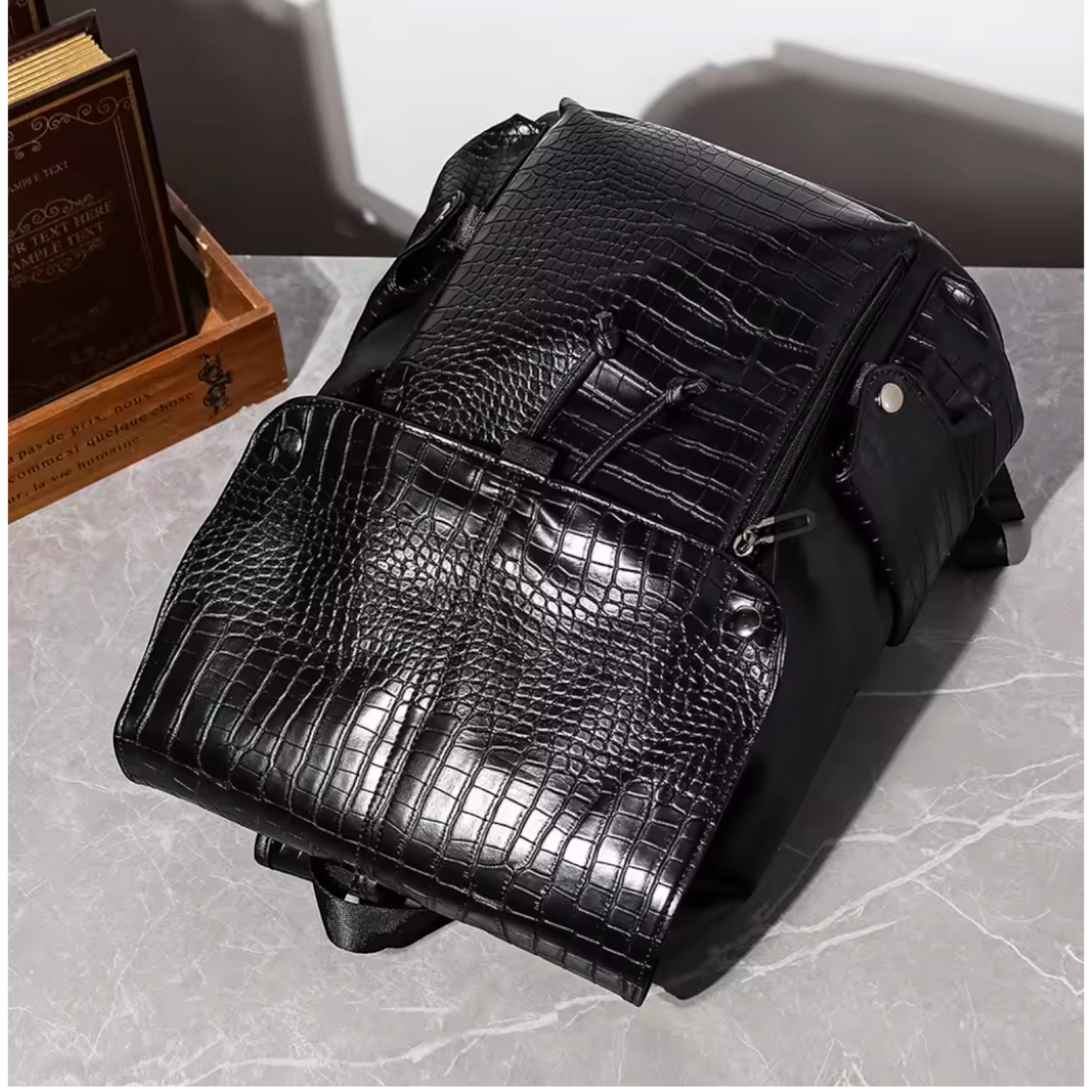 The Orion Leather Anti-Theft Backpack