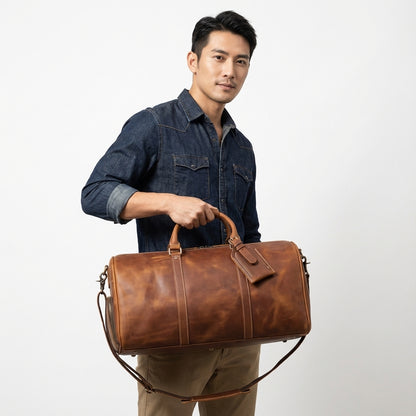The Harrington Leather Duffel Bag