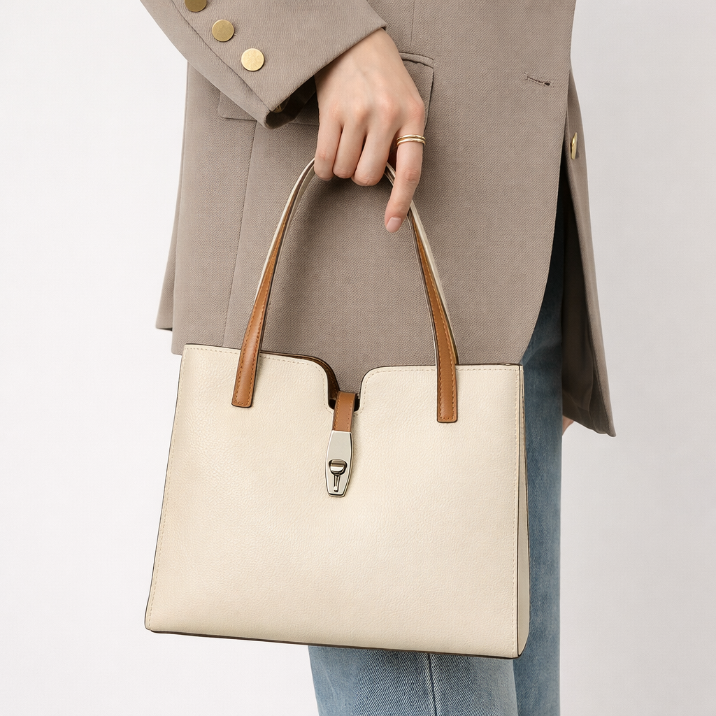 The Greenish Leather Handbag