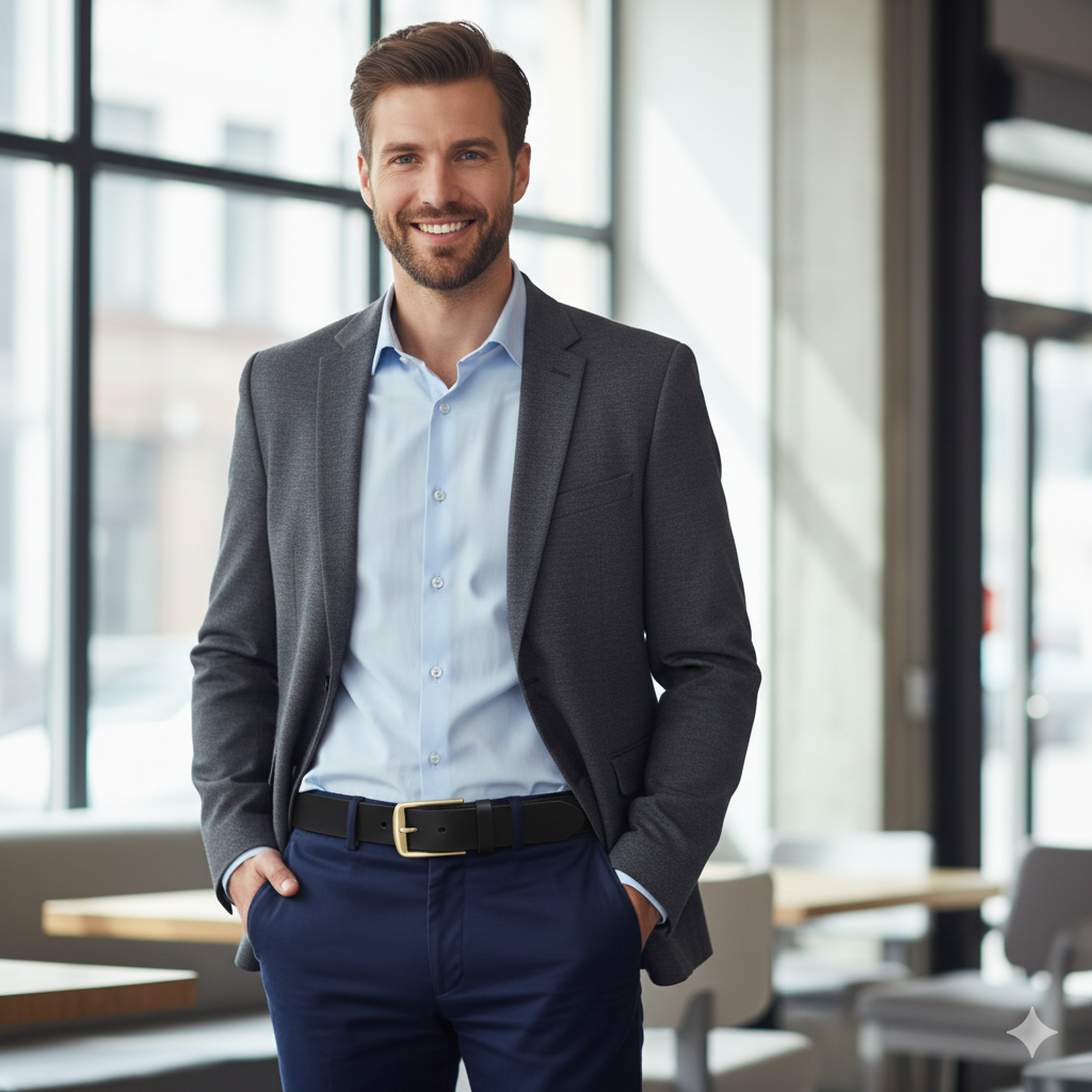 The Blackwood Vintage Leather Belt
