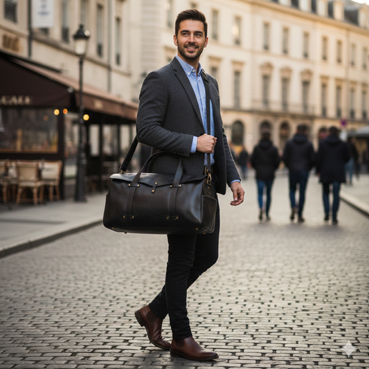 The Kingsley Leather Weekend Duffel