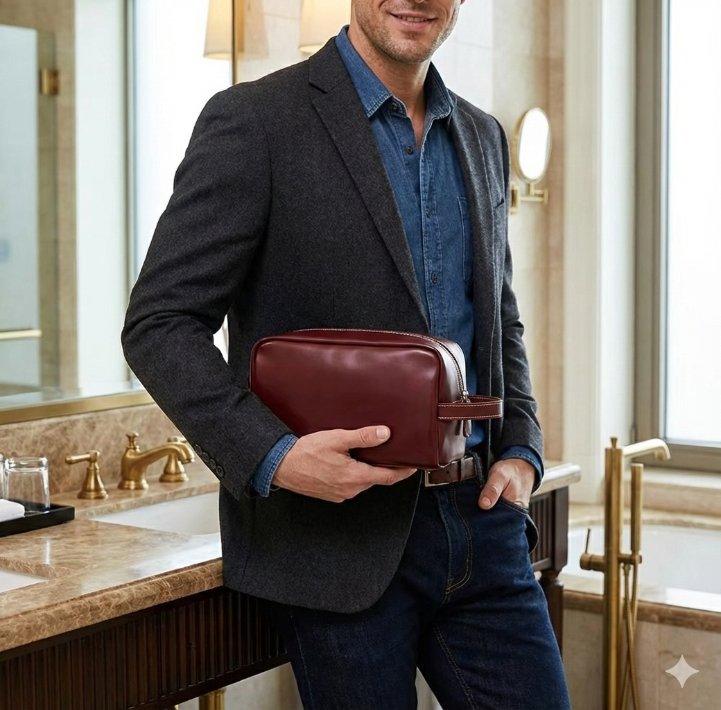 The Montford Leather Travel Case