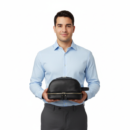 The Artisan Leather Toiletry Bag